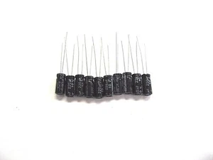 Condensadores electrolíticos 220uF 10V (10x) 10V 220uF volumen 5x11 mm - Imagen 1 de 3