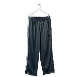 Pantaloni basket Nike uomo taglia XL grigio e bianco poliestere allenamento logo Y2K anni 90 - Foto 1 di 6
