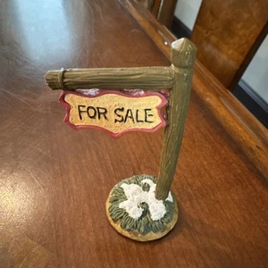 1994 Lefton Colonial Christmas Village Figur For Sale Sign 01390 - Bild 1 von 2