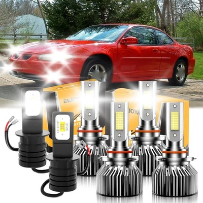 Faro LED haz alto bajo + bombillas antiniebla para Pontiac Grand Prix 1991-1991 Foto 1 de 4