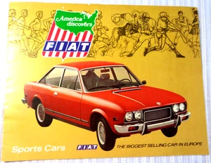 America Discovers Fiat Sports Cars ~ Sales Brochure - Picture 1 of 5