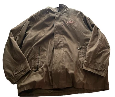 Abrigo para hombre North End All Climate Wear bordado Anheuser Busch Inc tostado oscuro Foto 1 de 4