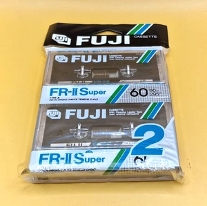 FUJI FR-II S 60 2PACK   Blank Audio Cassette Tape (Sealed) NOS! New! - Picture 1 of 3