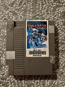 BASEBALL SIMULATOR 1000 NES CARTRIDGE ONLY