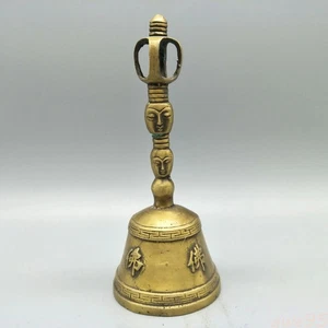 Buddha Character Yellow Bell Diamond Bell Magic Tool Seven Buddha Hands Bell New - Picture 1 of 7