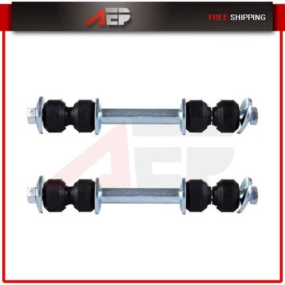 Fit For 1973 1976 Ford Ranchero 2 Pieces Front Stabilizer Bars Ends Link Kit - Image 1 of 4