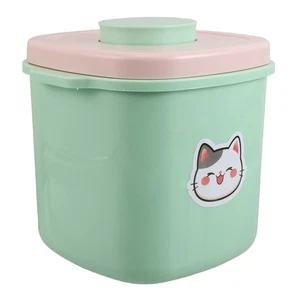 Farmhouse Food Bucket with Lid Pet Storage Barrel Airtight Dog Buckets Cat - Picture 1 of 9