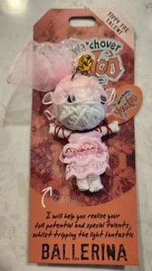 Watchover Voodoo Doll Ballerina Charm Keychain Tippy Toe Talent NWT - Picture 1 of 2