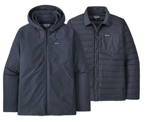 Giacca 3 in 1 nuova con etichette XXL Patagonia Downdrift uomo 20765 blu fumo prezzo al pubblico consigliato $449 - Foto 1 di 3