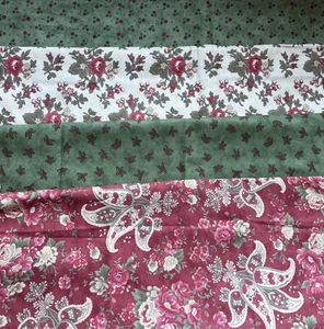 4 - 1/2 yard cuts - Mistletoe Manor by 3 Sisters for Moda 3822 3825 3823 -*READ - Picture 1 of 13