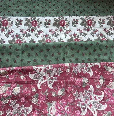 4 - 1/2 yard cuts - Mistletoe Manor by 3 Sisters for Moda 3822 3825 3823 -*READ - Image 1 of 4