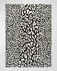 Tufted Area Handmade Hand Wool Rug Rugs Modern Living Abstract For Bedroom - Foto 1 di 5