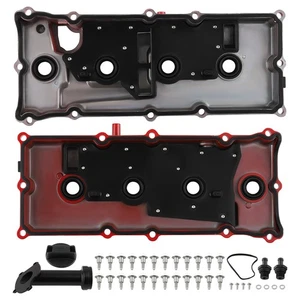 Cubierta de válvula izquierda + derecha con juntas para Nissan Armada Titan Infiniti QX56 5,6 L 04-16 - Imagen 1 de 20