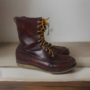 Botas de cuero vintage Red Wing Irish Setter 877 para hombre talla 9 D suaves sin usar, en caja desgastadas - Imagen 1 de 16