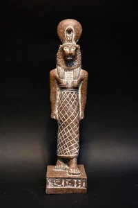 Authentic Ancient Egyptian Antiquities Statue of Goddess Sekhmet Lady of War BC - Picture 1 of 6