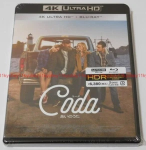 New CODA (2021 film) 4K ULTRA HD+Blu-ray First Limited Edition Japan English - Imagen 1 de 5