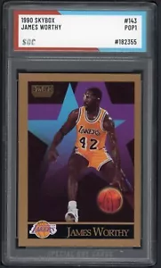 1990 SKYBOX JAMES WORTHY #143 SOC POP1 AUTHENTICATED - Picture 1 of 2