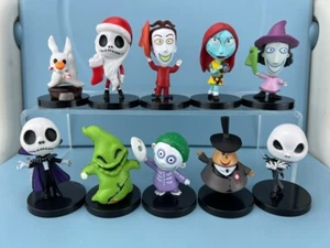 10Pcs Jack Skellington Toy Nightmare Before Christmas 2.3'' Figure Model Gift - Picture 1 of 14