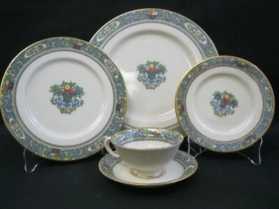Lenox China Otoño~(1)~5 Piezas Ajuste de Lugar~1ª Calidad~Marca de Oro~Perfecto Foto 1 de 4