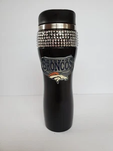 Denver Broncos NFL Football Travel Tumbler Coffee Mug/Cup Stainless Steel 12.5oz - Picture 1 of 13