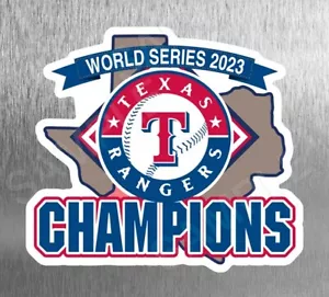 Magnet Die Cut Texas Rangers 2023 World Series Champions Baseball Meisterschaft - Bild 1 von 1