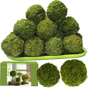 21 Pack Green Moss Balls 8pcs 3.2" Decorative Balls for Bowls Filler 13pcs 2.... - Picture 1 of 6