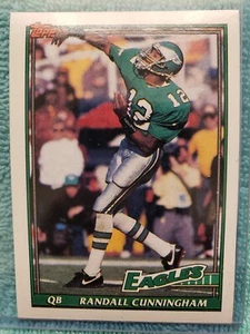 1991 TOPPS RANDALL CUNNINGHAM #210 PHILADELPHIA EAGLES - Picture 1 of 4
