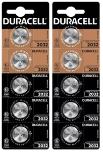 10 X CR2032 3V DURACELL LITHIUM WATCH BATTERY SHIPPED SYDNEY - Picture 1 of 4