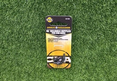 Pezones de acero al carbono CVA para tapones de nalgas CVA negros 6 X 1 mm 3 por paquete - AC1481 Foto 1 de 3