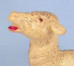 Reindeer Celluloid Toy Christmas Putz Decoration Train Display Vintage #18 As Is - Picture 1 of 6