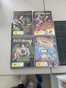 DVD Futurama - 4 Movies Pack (PAL) - Picture 1 of 4