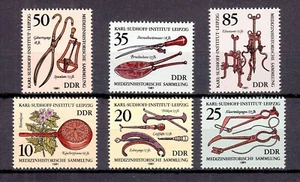 106588a/ DDR 1981 – Mi 2640-2645 – Medizinhistorische Sammlung – postfrisch - Picture 1 of 1