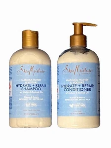 2 Pc Shea Moisture Manuka Honey & Yogurt Hydrate + Repair Shampoo & Conditioner - Picture 1 of 7
