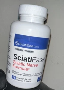 Fórmula del nervio ciático SciatiEase Labs 120 cápsulas - ¡Nuevo!  - Imagen 1 de 3
