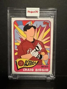 2021-22 Topps Project70 #62 Craig Biggio by Fucci - Picture 1 of 2