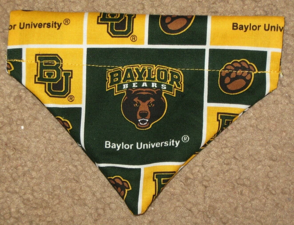 Baylor University Baylor Bears Dog Bandana - 5 sizes XS - XL - Image 1 of 1