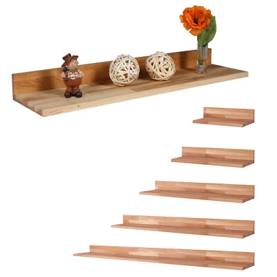 Wandboard Bücherregal Wandregal Holzregal Buche Eiche Regal Board 60-150cm  - Bild 1 von 4