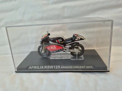 IXO 1/24 Klassisch Aprilia RSW125 Arnaud Vincent 2002 Moto Gp Fahrrad Motorrad - Bild 1 von 3