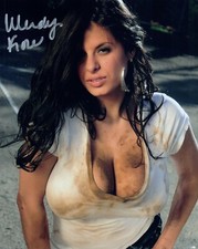 Wendy Fiore Autografo Firmato 8x10 Foto #40 Glamour Modello Busty Sexy Implied