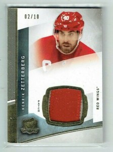 12-13 UD Upper Deck The Cup  Henrik Zetterberg  /10  Gold Spectrum  Patch