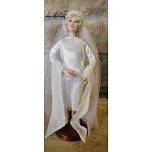 Danbury Mint Collection Judy Belle "Megan" Flapper Bride Porcelain Doll AS IS - Picture 1 of 4