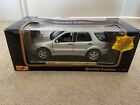 Maisto 1/18 Scale Die Cast Model Mercedes-Benz ML55 AMG Silver Boxed Immaculate 