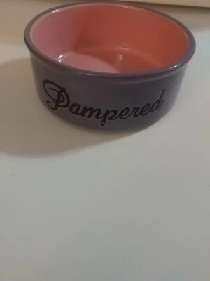 Cuenco de cerámica para mascotas mimado de Petrageous. Foto 1 de 4