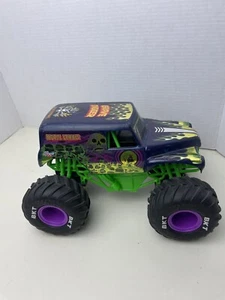 Spin Master GRAVE DIGGER MEGA Monster Truck No Remote Powers On - Picture 1 of 6