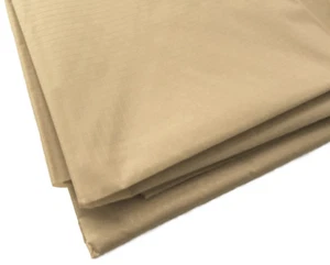 Beige Wasserdicht Rip Stop Ripstop Stoff Nylon Look Material Abdeckung 150 cm breit - Bild 1 von 2