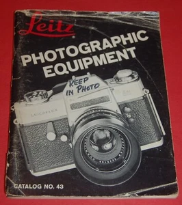 Leitz Photographic Equipment Booklet with Prices listed in 1969 - Bild 1 von 1