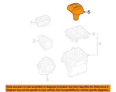 Consola central MERCEDES OEM 13-19 SL550 - perilla de cambio 23126700009E38 Foto 1 de 2