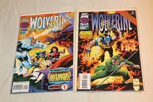 Lot of 2 1996 Marvel Comics Wolverine Onslaught Impact #104 #105 - Picture 1 of 13