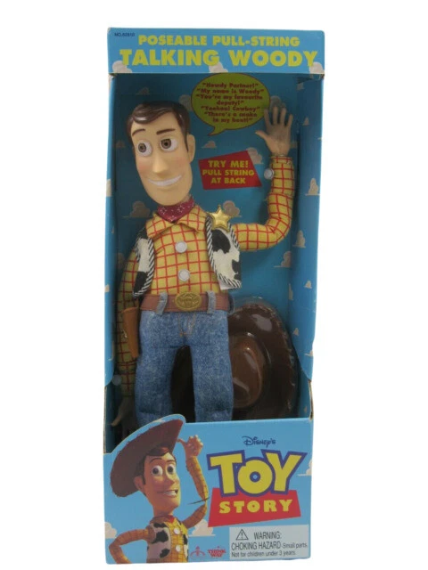 Thinkway Toy Walt Disney Toy Story 1995 Talking Pull String 1st Edition Woody Doll