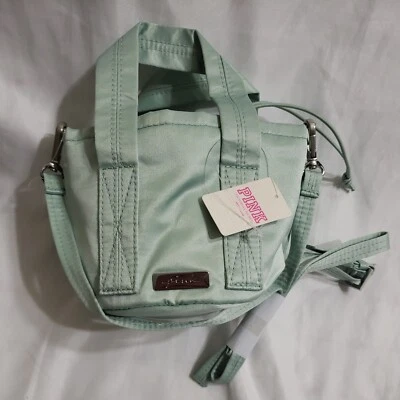 NUEVO CON ETIQUETAS ROSA Cartera Victoria's Secret Verde Menta Convertible a Bolso de Hombro Foto 1 de 4